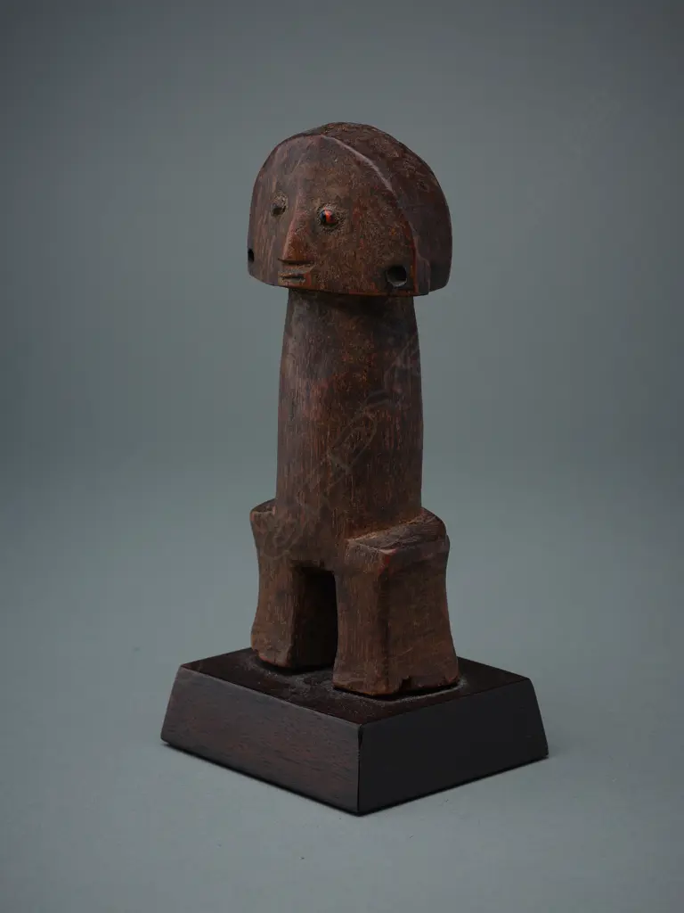 African wooden phallus figure, Image 1++